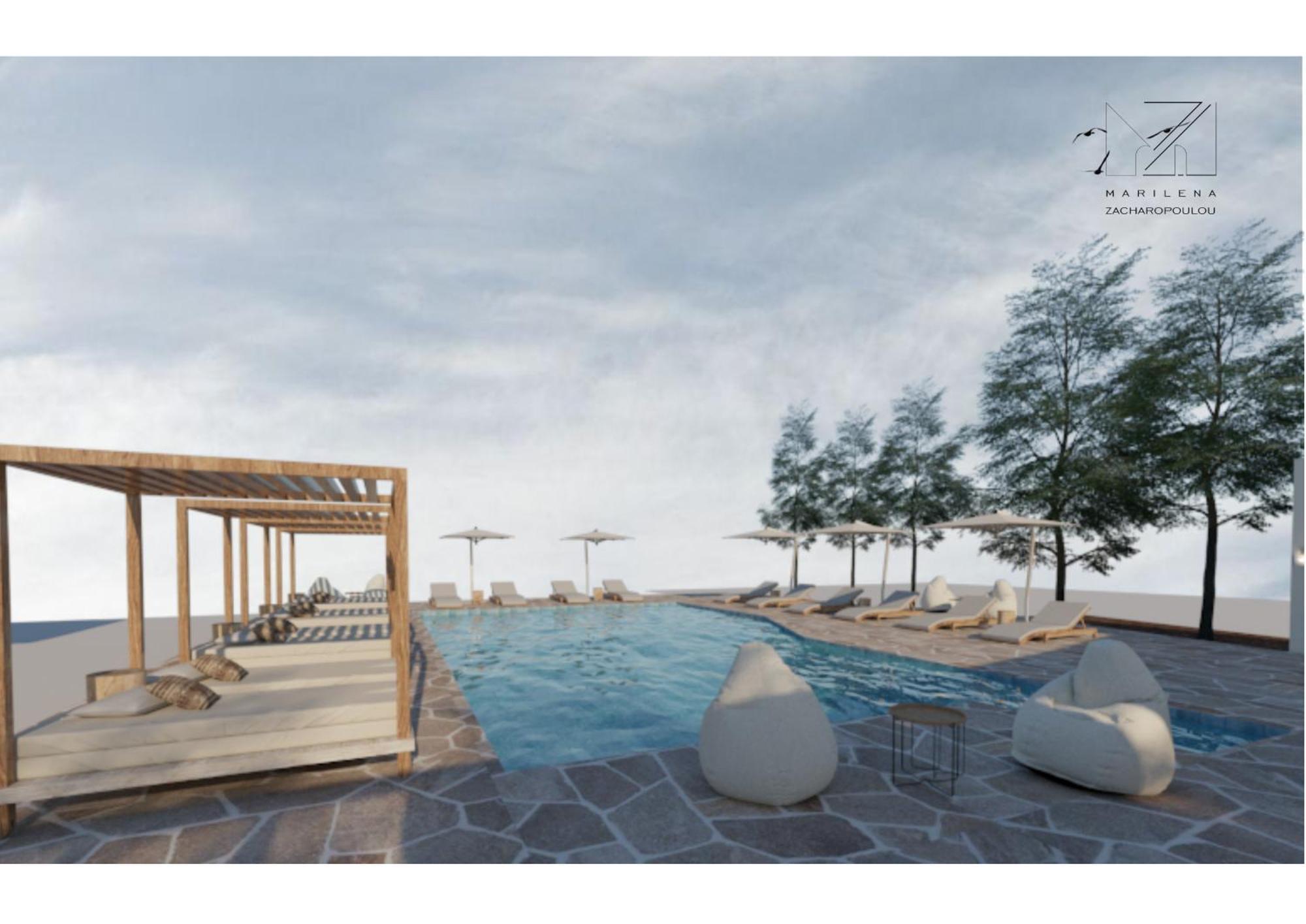 Silia Suites Малиа Екстериор снимка
